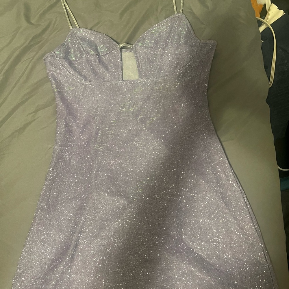Lavender Glitter Dress *SOLD*